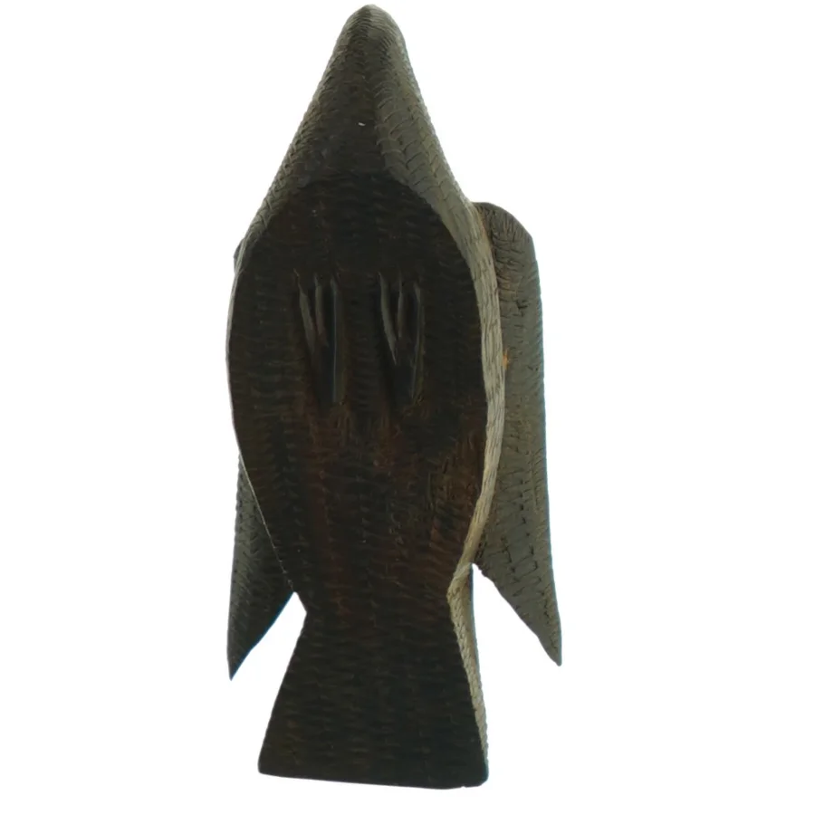 Træskulptur af and (str. 14 cm)