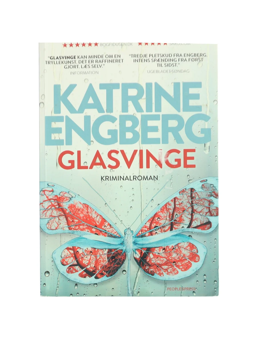 Forsiden af Glasvinge af Katrine Engberg