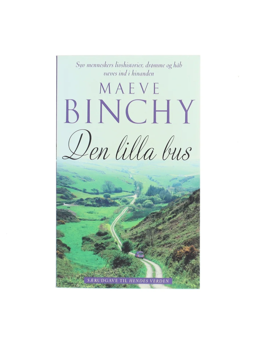 Forsiden af Den lilla bus (The Lilac Bus) af Maeve Binchy