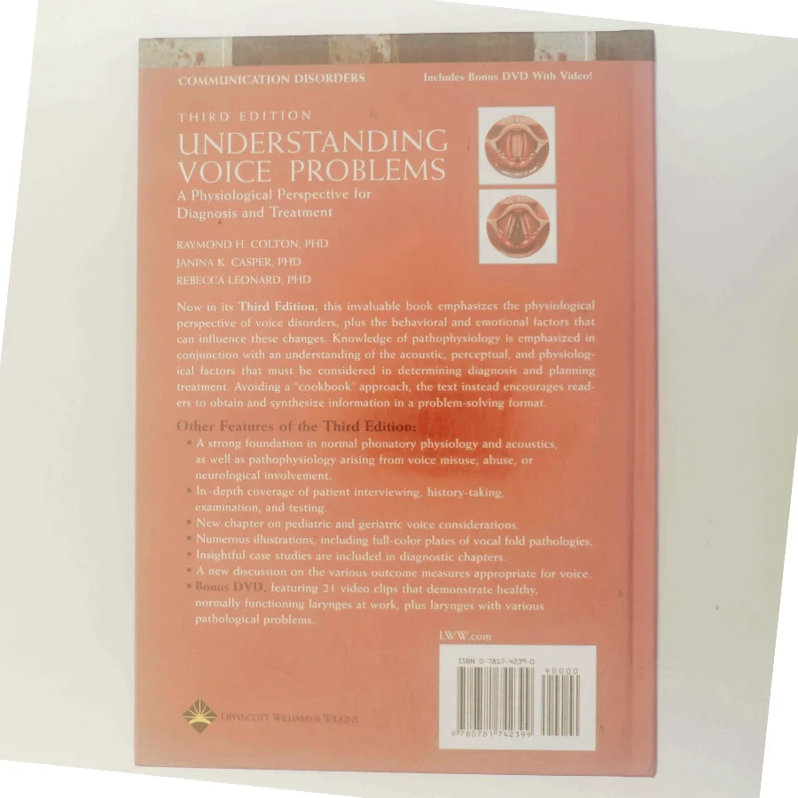 Understanding voice problems : a physiological perspective for diagnosis and treatment (Bog)