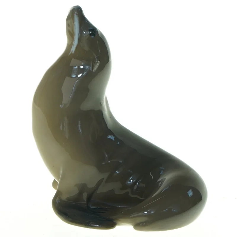 Porcelæns søløve figur 1441 fra Royal Copenhagen (str. 12 x 10 cm)