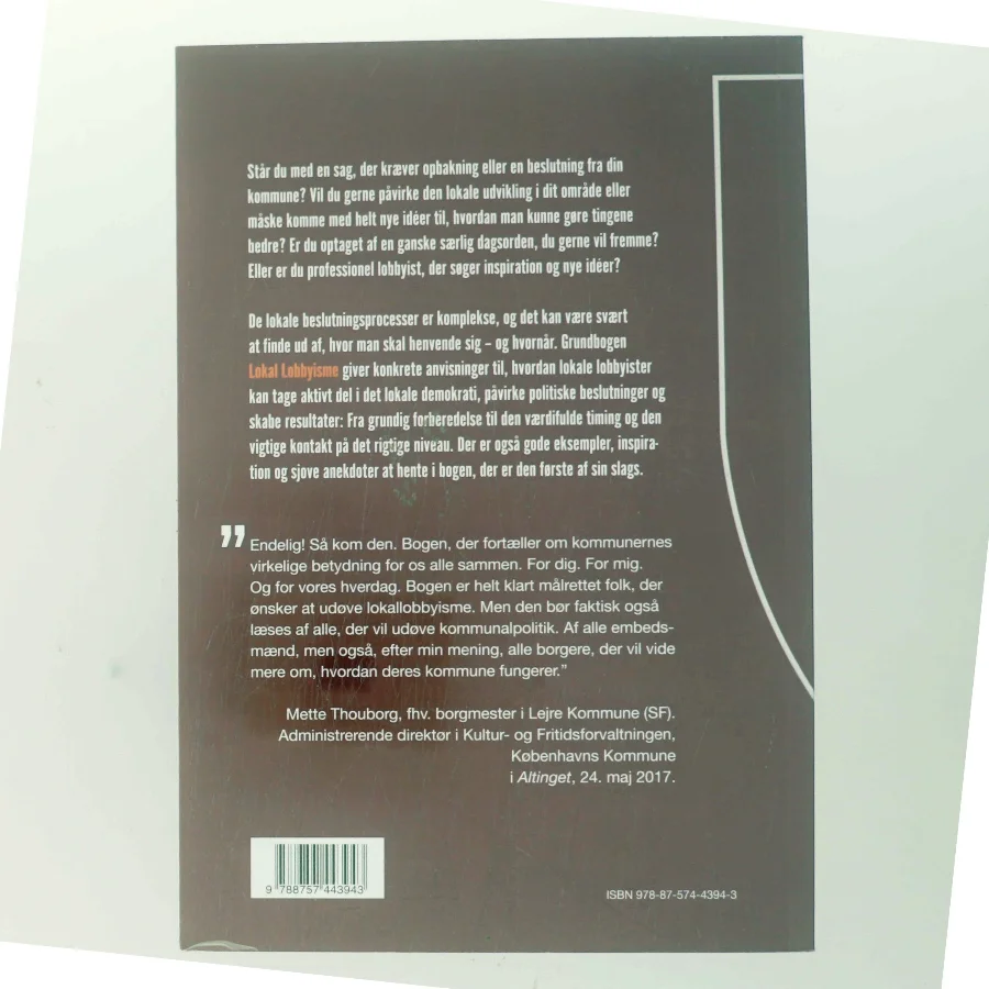 Lokal lobbyisme : få indflydelse i kommunen af Maria Steno (Bog)