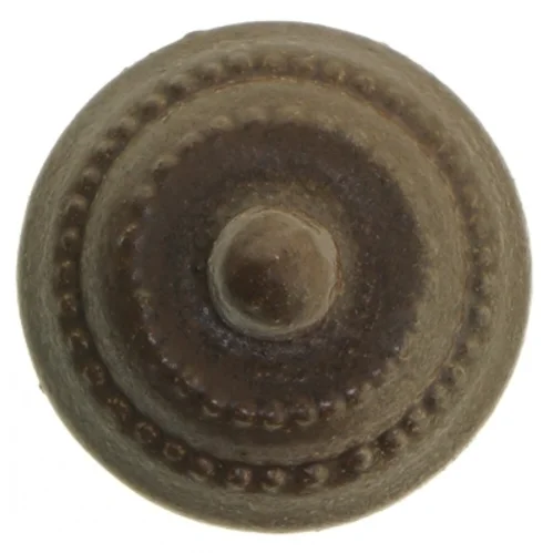 VINTAGE Keramik krukke med låg (str. 15 cm)