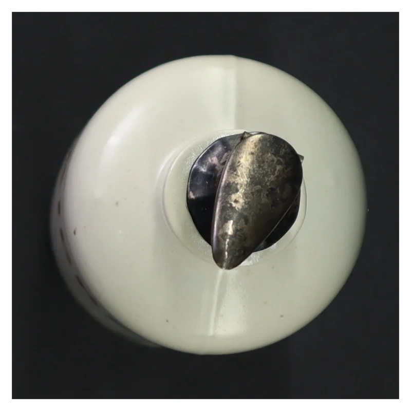 Vintage håndmalet porcelæn keramik eddikeflaske (str. 30 x 7 cm)