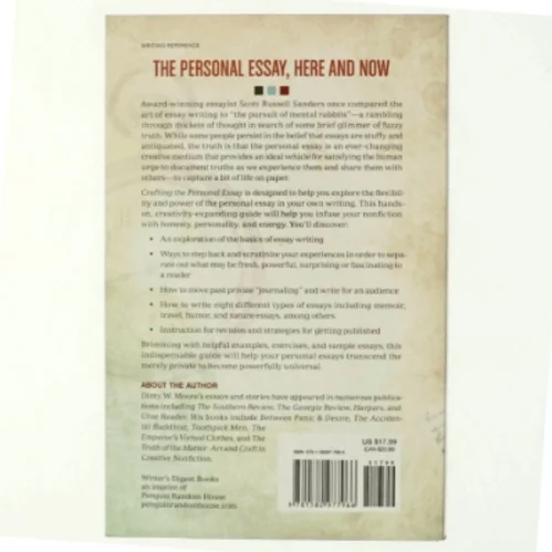 Crafting The Personal Essay af Dinty W. Moore (Bog)