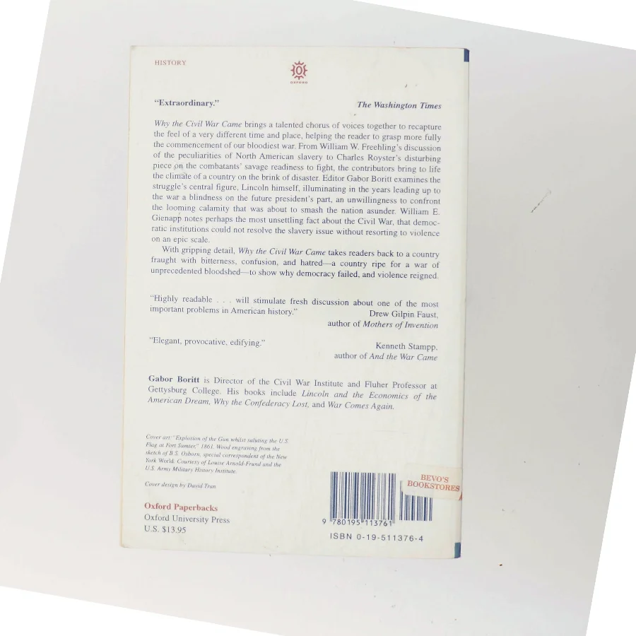 Why the Civil War Came af David W. Blight (Bog)