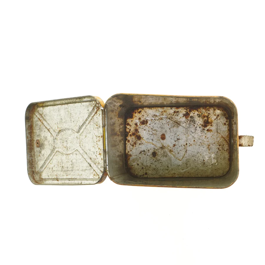 Skotsternet metal dåse (str. 27,5 x 19 x 14 cm)