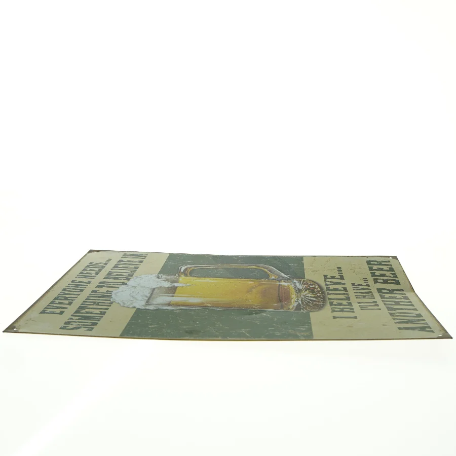 Dekorativ ølplakat (str. 40,5 x. 31,5 cm)