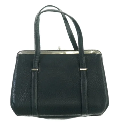 Vintage Læder Hånd Taske fra Bon Gout, foret med rødt læder (str. 30 x 20 cm)