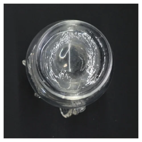 Krystal Glas mundblæst henkel vase (str. 16 x 12 x 10 cm)