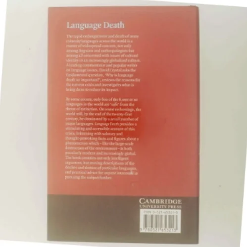 Language death af David Crystal (Bog)