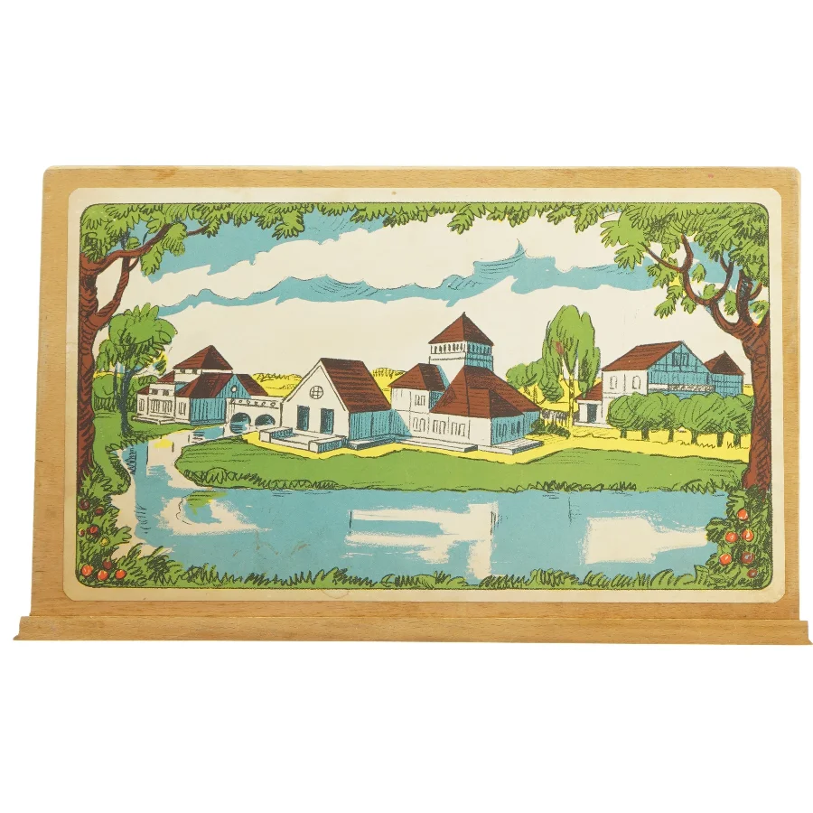 Kunstbygmesteren Træ byggeklodser sæt(str. 27x23 cm)