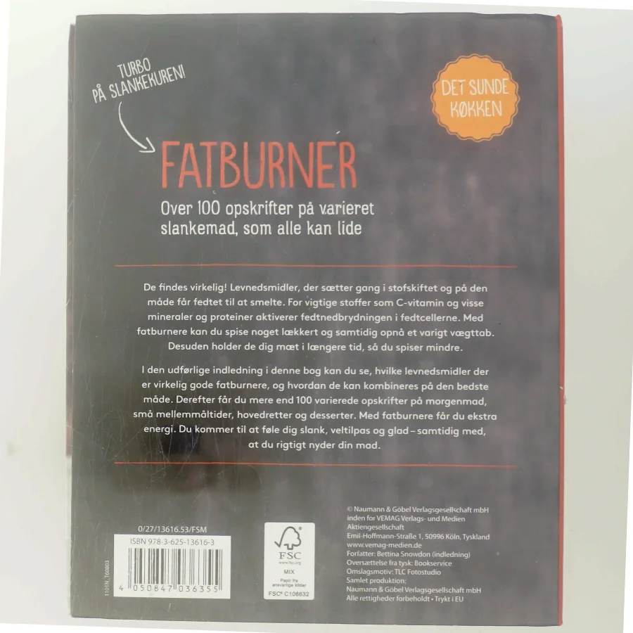 Fatburner af Bettina Snowdon (Bog)