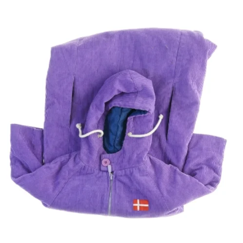 Lilla fløjl sove/køre pose til baby fra Gro (str. M, 74 x 41 cm ærme i 19,5 cm)