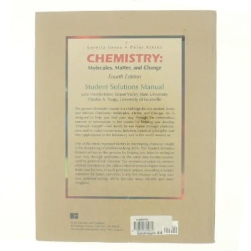 Solutions Manual for Chemistry: Molecules Matter and Change, Fourth Edition (Bog)