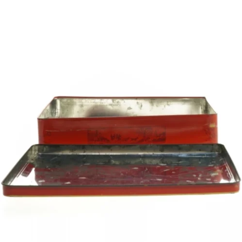 Vintage blikæske (str. 23x14,5 cm)