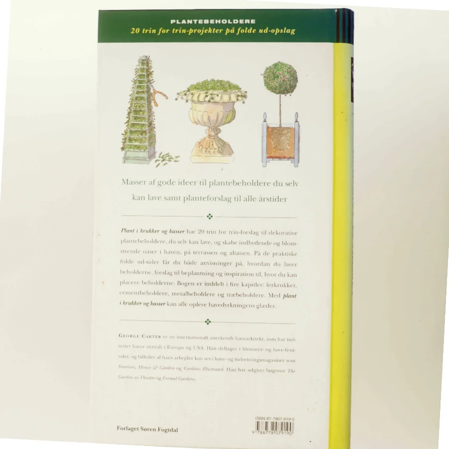 Plant i krukker og kasser af George Carter (f. 1948) (Bog)