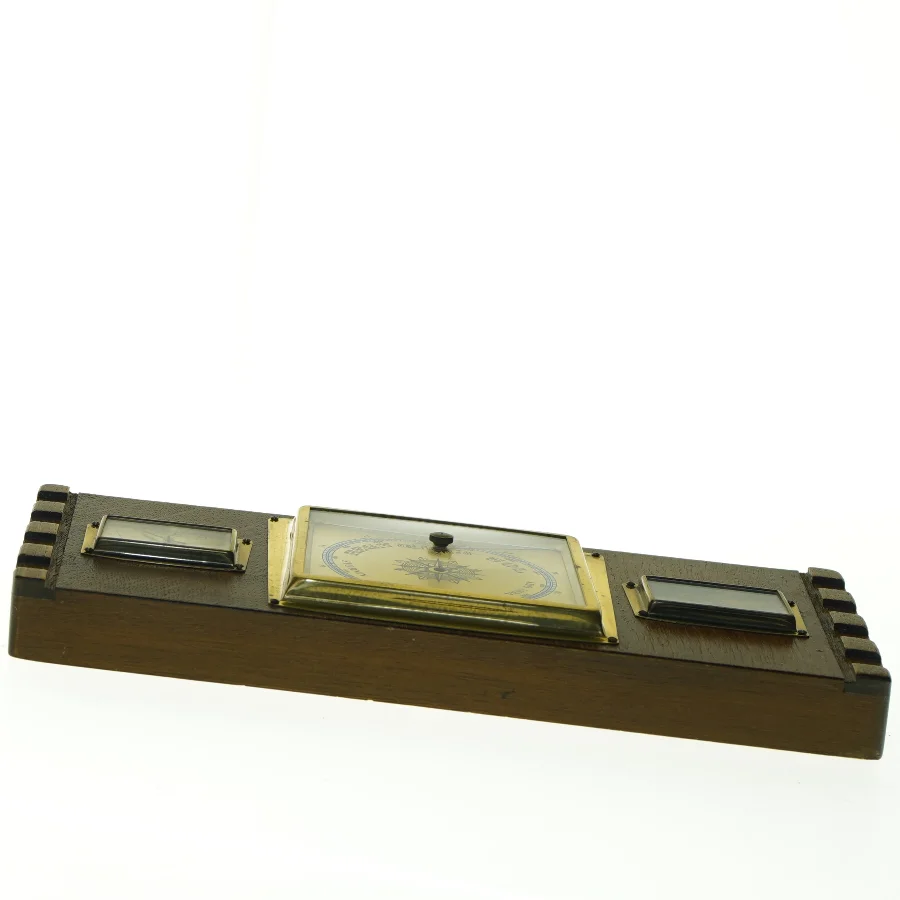 Vintage skibsbarometer Vejrstation (str. 28 x 13 x 3 cm)