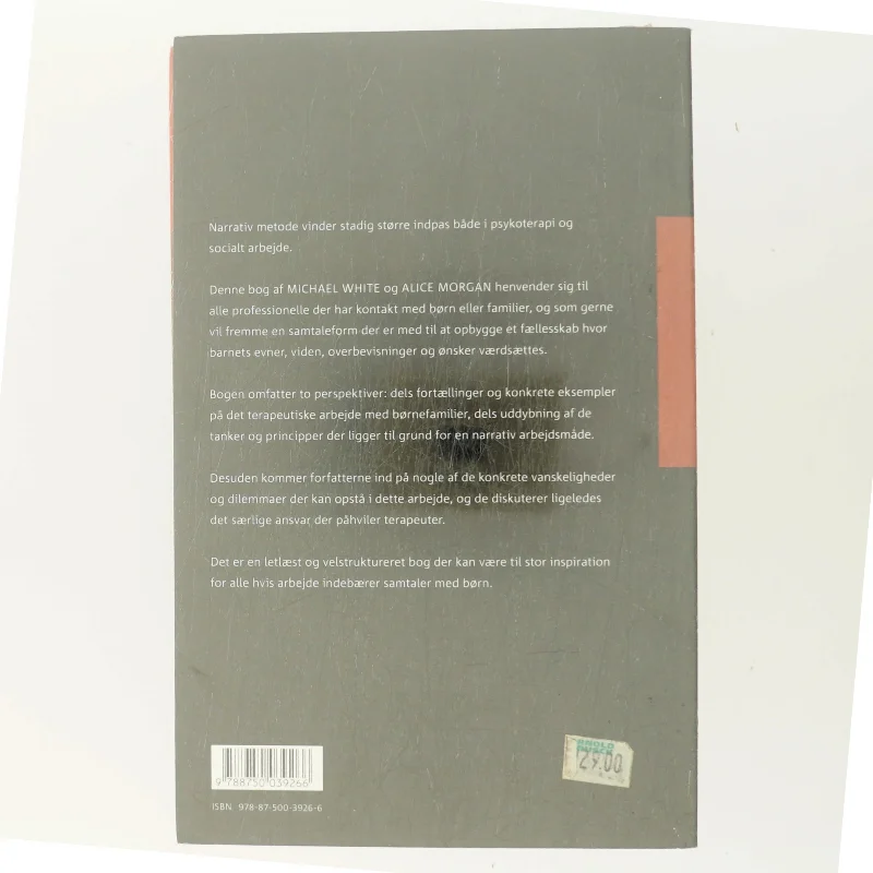 Narrativ terapi med børn og deres familier (Bog)