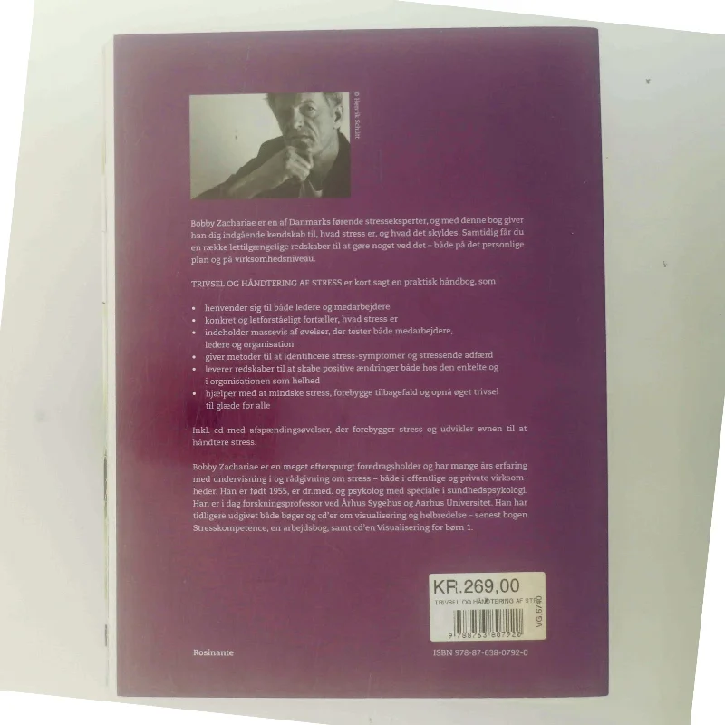 Trivsel og håndtering af stress : for medarbejdere og ledere af Bobby Zachariae (Bog)