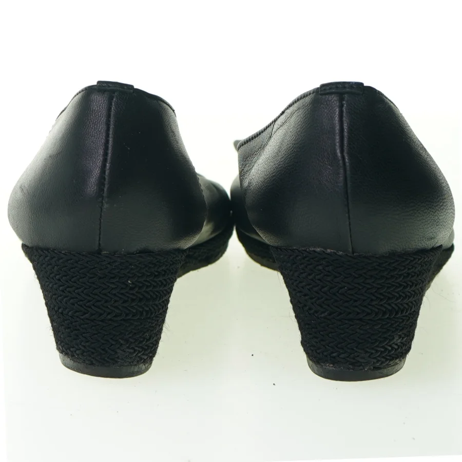 Vintage Retro Peeptoe Sko med kilehæl fra Rudi Og Harald Nielsen (str. 37)