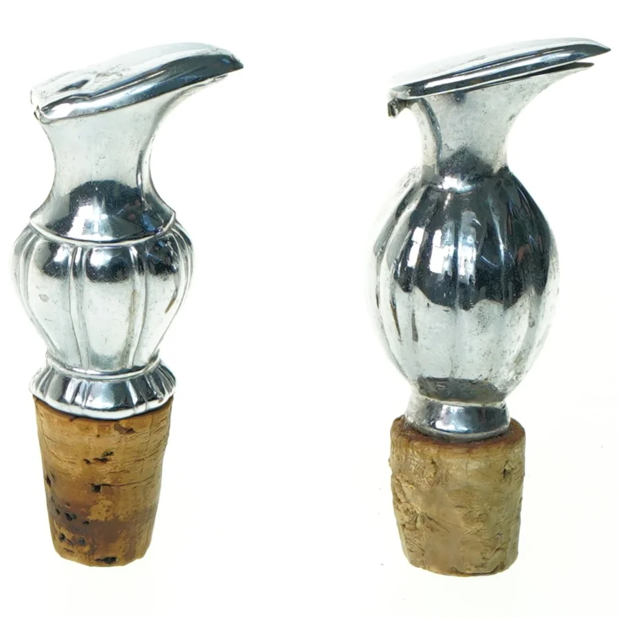Vin Drypfri Skænke propper med låg (str. 8 x 3 cm)