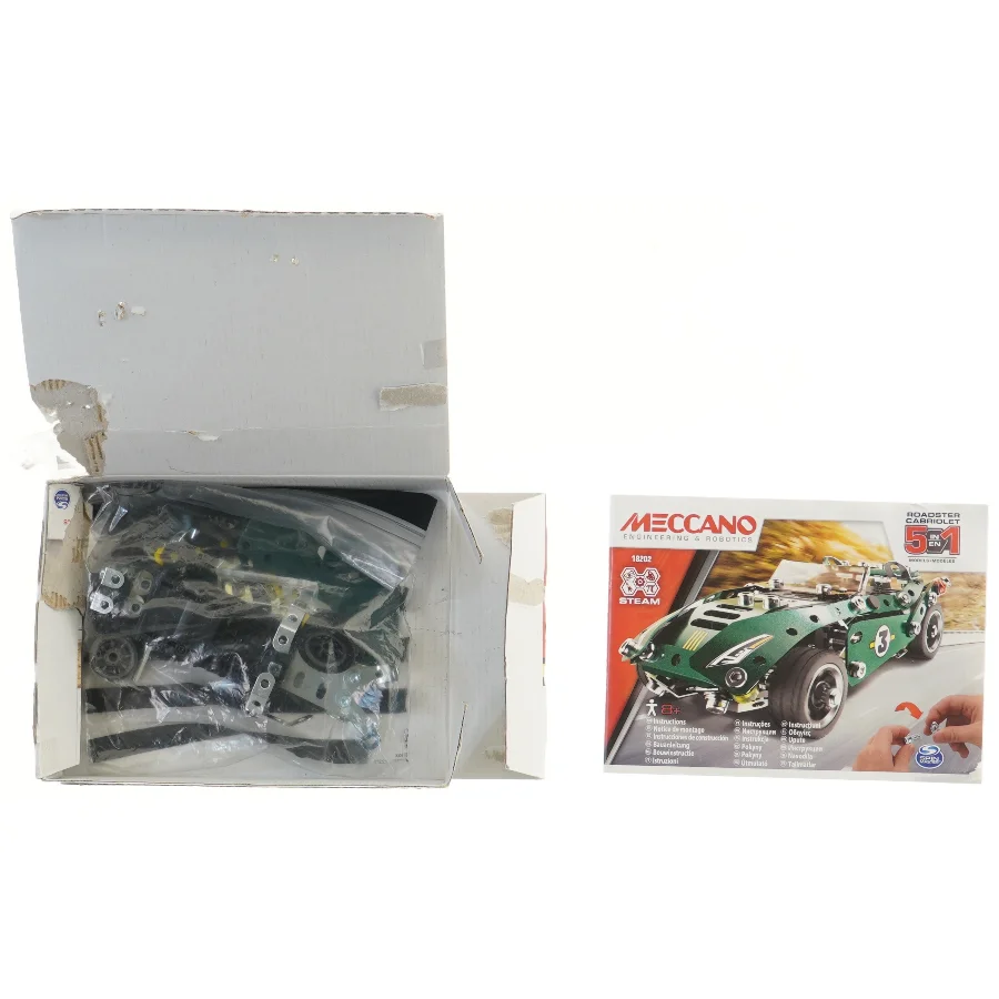 Meccano Roadster Cabriolet byggesæt fra Meccano