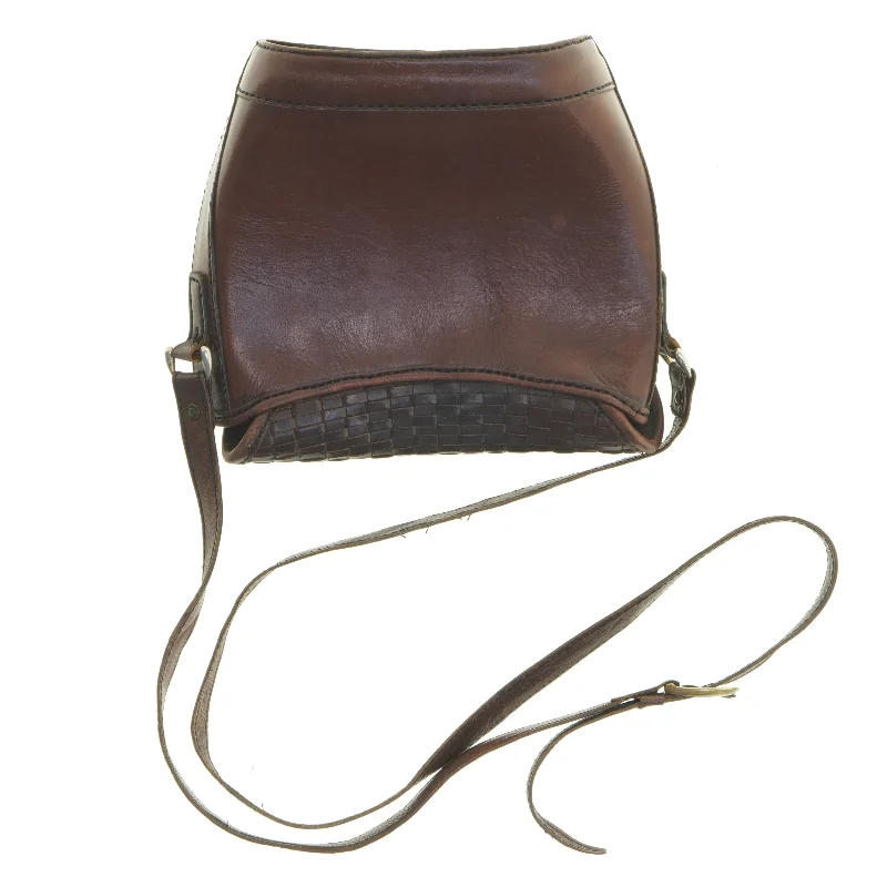 Vintage Flet Læder skuldertaske fra Bosboom