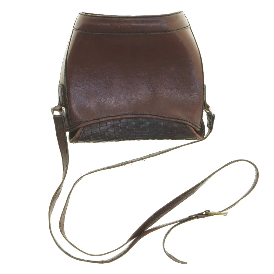 Vintage Flet Læder skuldertaske fra Bosboom