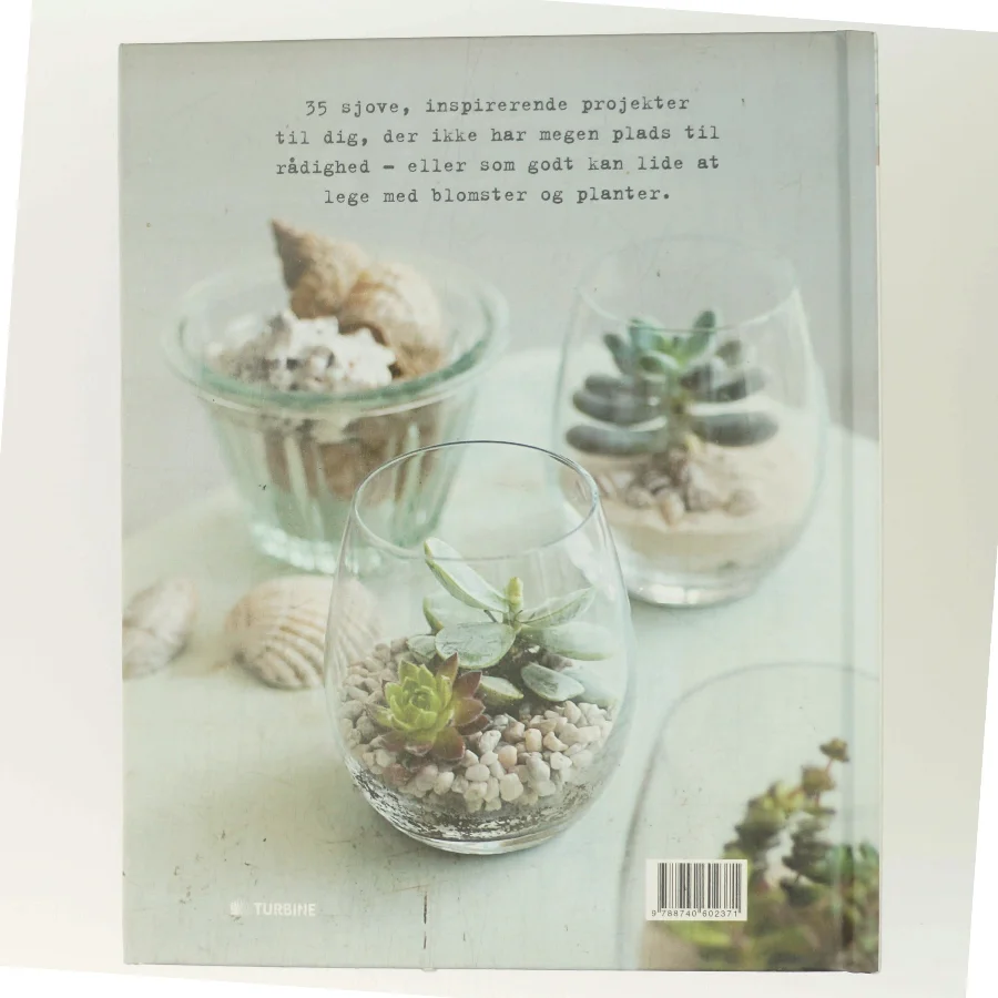 Miniaturehaver : 35 sjove og inspirerende trin-for-trin-projekter til miniature-gartneren, lige fra spiselige vækster i potter, en fehave til børnene og et stilfuldt bregneterrarium til blomster i farverige, flettede indkøbskurve af Emma Hardy (Bog)