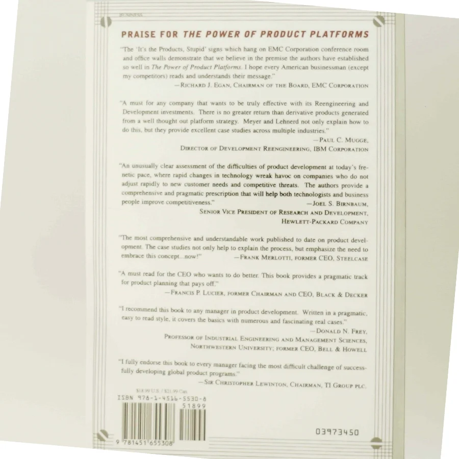 The power of product platforms : building value and cost leadership af Marc H. Meyer (Bog)