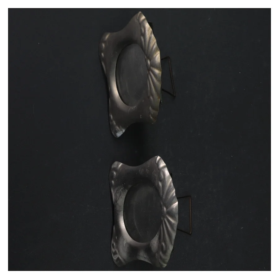 Sølvfarvede billedrammer (str. 12 x. 9 cm)