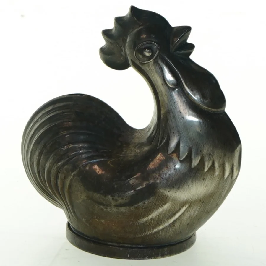 Vintage Metal hane sparegris (str. 12x12 cm)