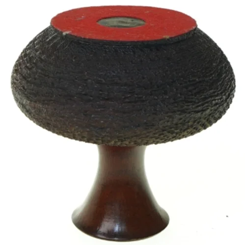 Vintage Hånddrejet Blackboy Træ Vase fra Piers O'Shea, Albany Australien (str. 10 x 11 cm)