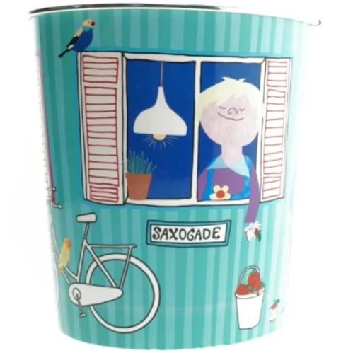 Sonja fra Saxogade affaldsspand (str. Ø 25 cm længde 26 cm)