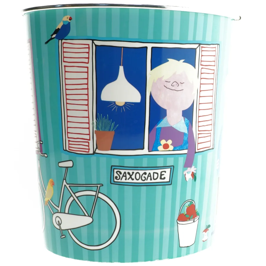 Sonja fra Saxogade affaldsspand (str. Ø 25 cm længde 26 cm)