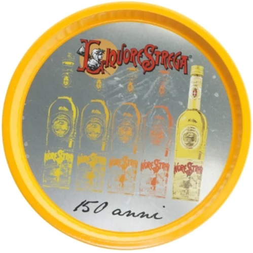 Likør Strega serveringsbakke (str. Ø 31 cm)