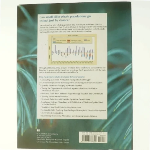 The economy of nature : data analysis update af Robert E. Ricklefs (Bog)