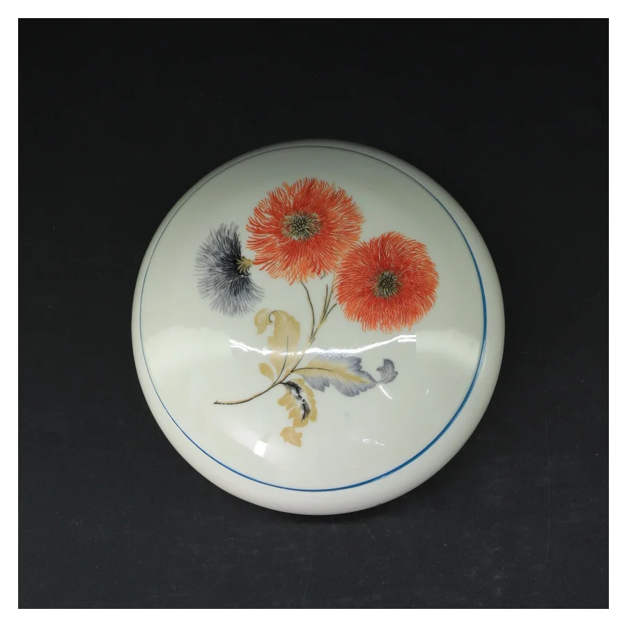 Porcelænsskål med låg fra Jlmenau (str. Ø. 16 cm)