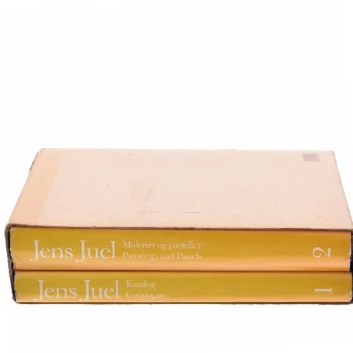 Jens Juel, 2 bind med kasette, af Ellen Poulsen (f. 1911) (Bog)