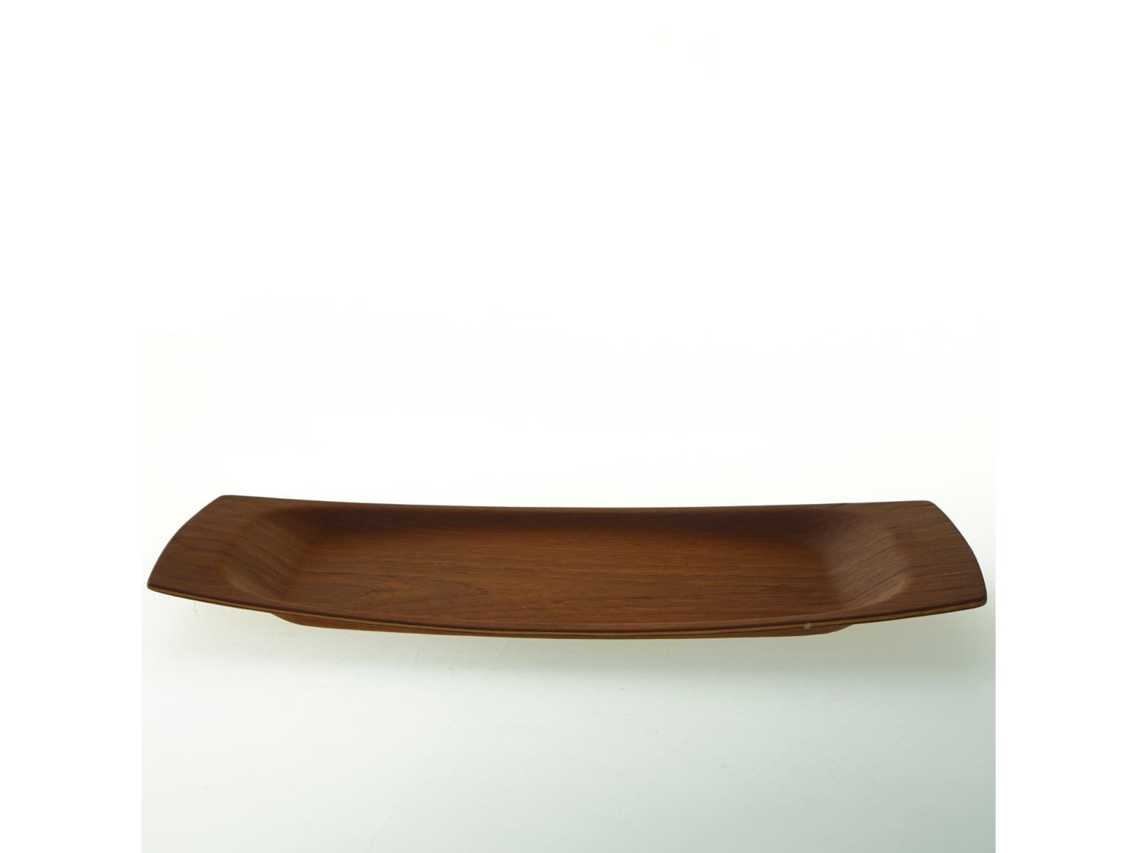 Silva 1960'er Teak træfad (str. 38 x 17,5 cm)