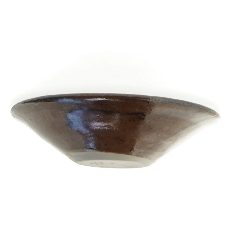 Keramikskål med dekorativt mønster af Anders Bjerborg (str. 20 x 5 cm) fra AB