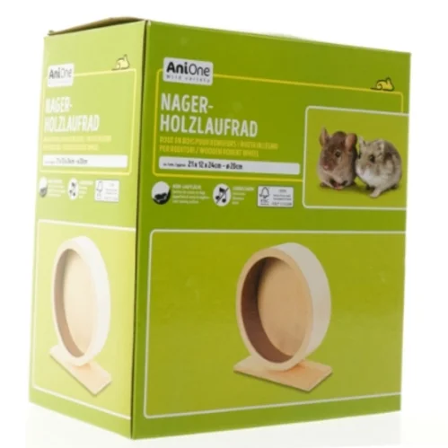 UBRUGT Hamsterhjul fra Anione (str. 21 x 12 x 24 cm ø 20 cm)