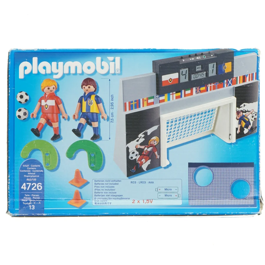 Playmobil fodboldspiller sæt 4726 fra Playmobil (str. 30x20 cm)