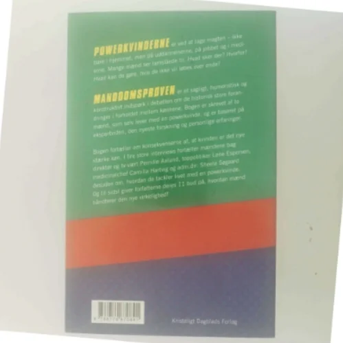 Manddomsprøven : powerkvinderne kommer af Erik Holm (f. 1972) (Bog)