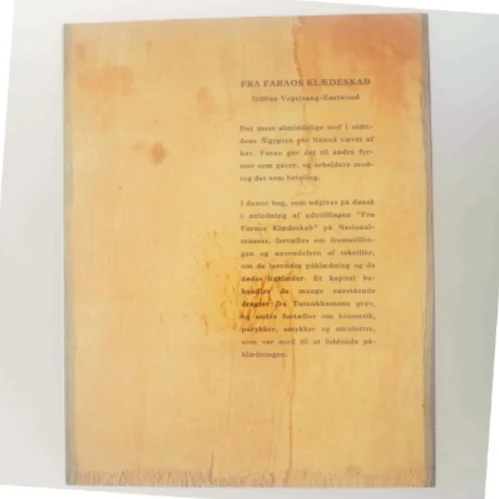 Fra faraos klædeskab af Gillian Vogelsang-Eastwood (Bog)