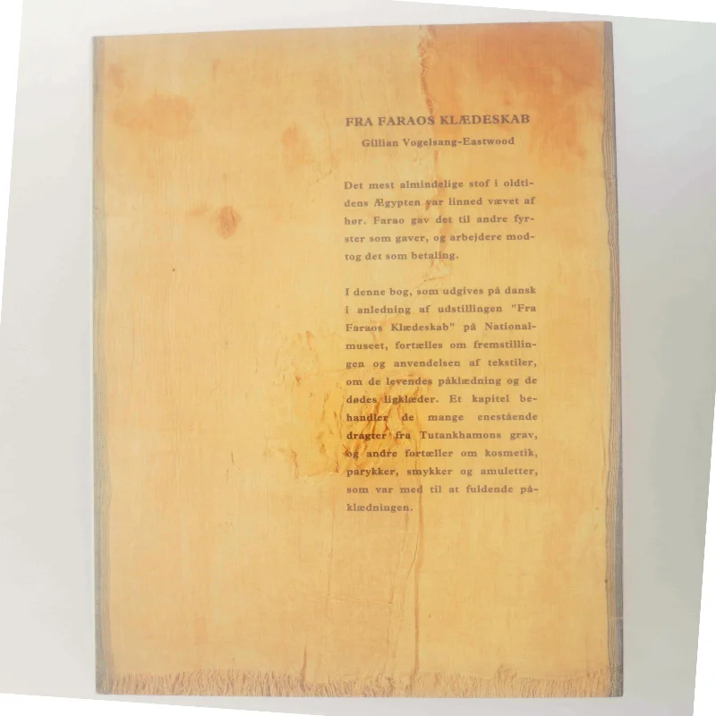 Fra faraos klædeskab af Gillian Vogelsang-Eastwood (Bog)