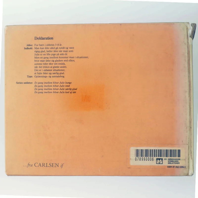 En gang imellem bliver Julie særlig glad af Katarina Hellner (Bog)