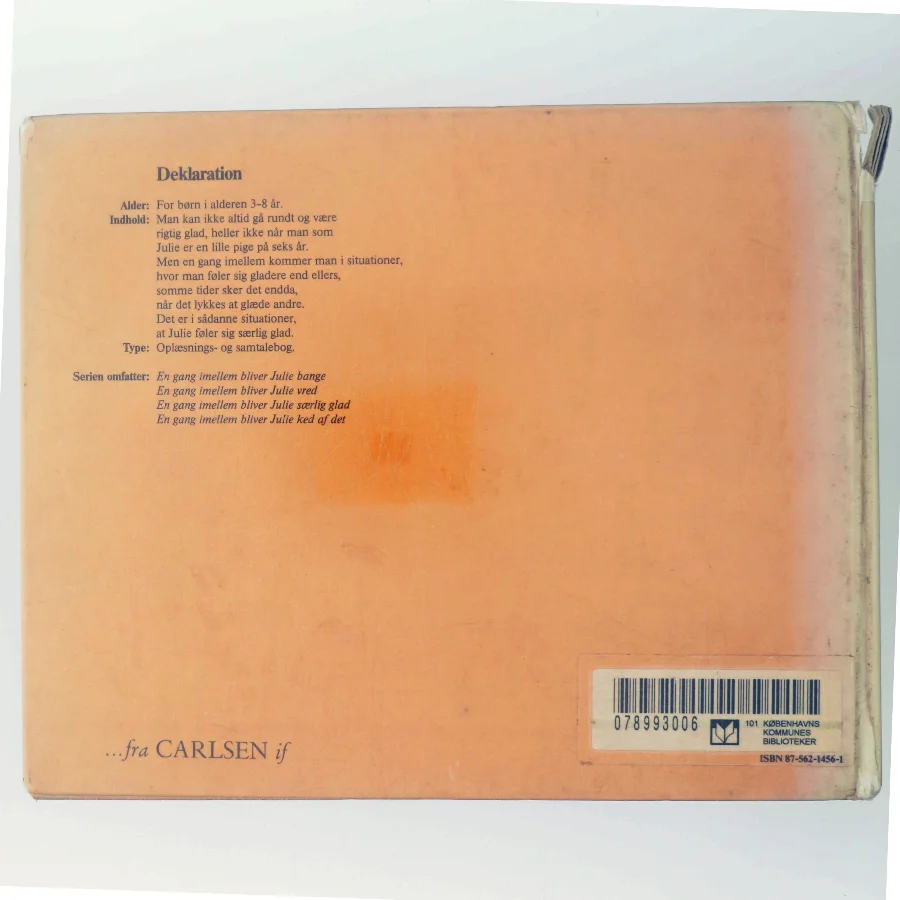 En gang imellem bliver Julie særlig glad af Katarina Hellner (Bog)