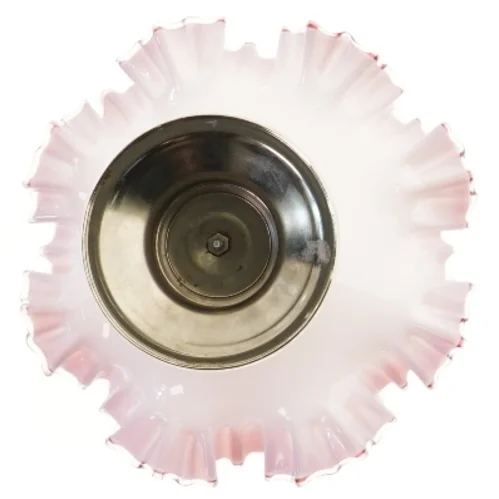 Vintage visitkort skål opsats (str. Ø 23,5 cm længde 22 cm)